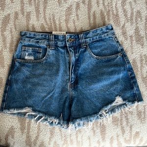 Cotton:on high mom denim short